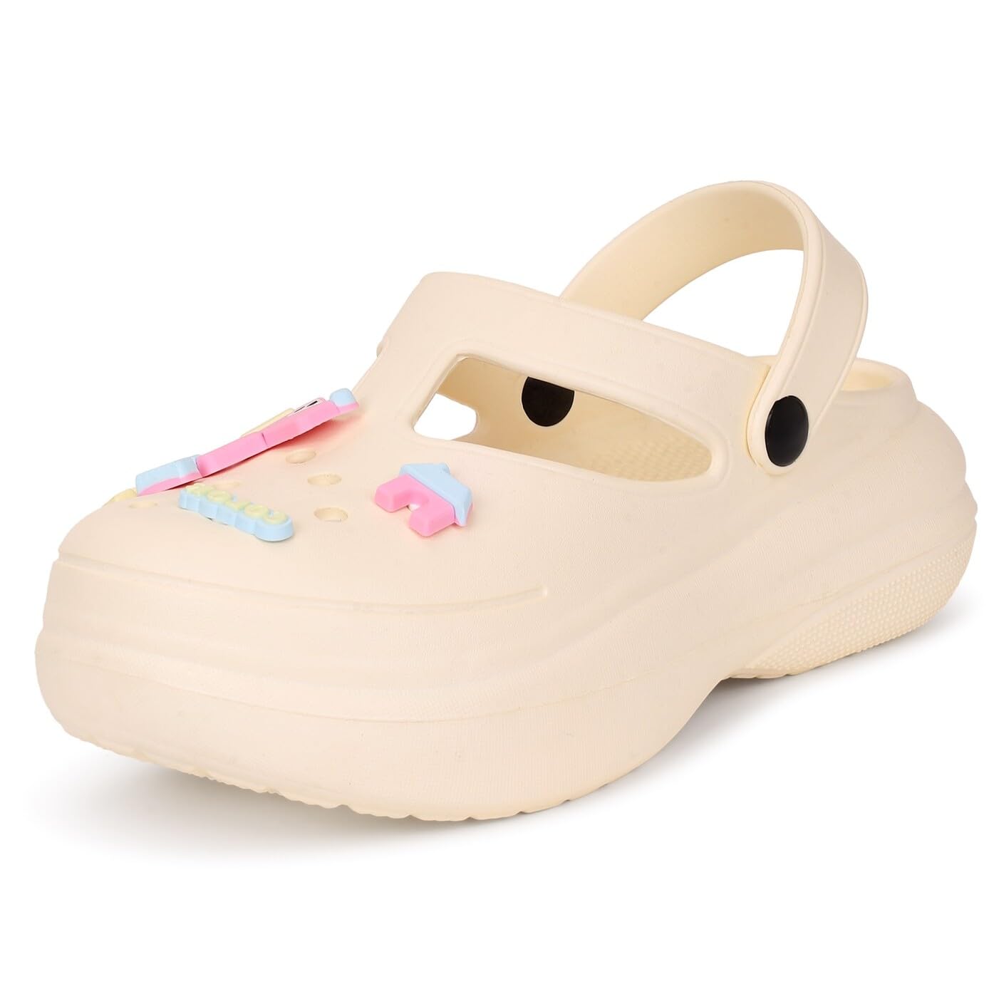 Fashionable Comfortable Lightweight Platform Clogs Slipper for Women's-image-45