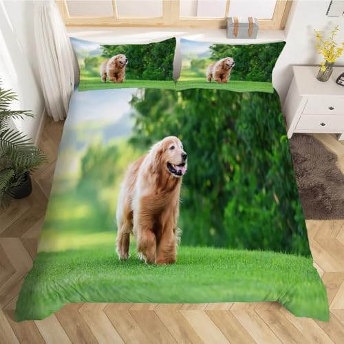 Housse couette microfibre douce ensemble de literie 3 pièces 160x200 - 3