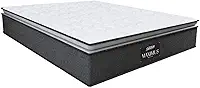Colchão Casal Queen Molas Ensacadas Pillow Top Maximus 158x198x28cm Cinza/Branco Gazin - Suporta até 120Kg por Pessoa