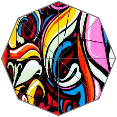 Printing beautiful and funny pattern umbrella Anti-sun and rain three folding Polyester fabric umbrella