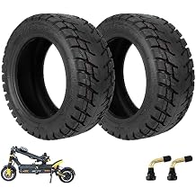 100/65-6.5 Off-Road tubeless scooter tire with valve Tire Replacement for VSETT 11+ Zero 11X Dualtron for 11 Inch Electric Scooter2 PCS