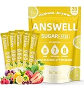ANSWELL Electrolytes Powder Packets Sugar Free - Liquid Daily IV Drink Mix for Rapid Hydration &amp; ...
