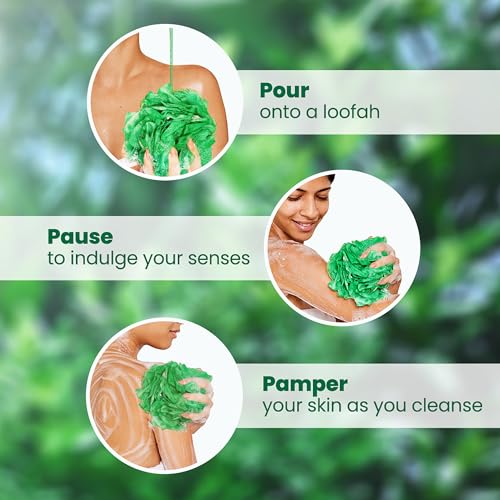 Image of Palmolive Aroma Morning Tonic Body Wash, 250ml Shower Gel Single Bottle, 100% Natural Citrus Essential Oil & Lemongrass Extracts for a Smooth Skin, Green