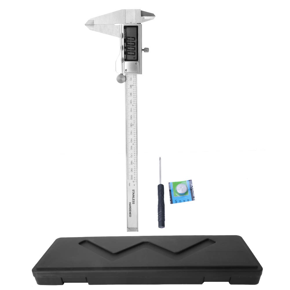Digital Caliper Micrometer 200mm,Stainless Steel Electronic Vernier