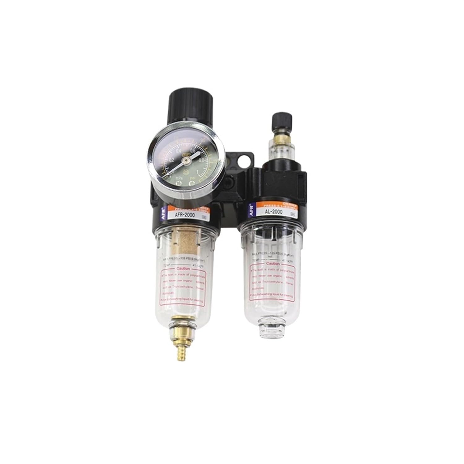AFC1500 AFC2000 G1/4" Air Filter Regulator Combination Lubricator Oil Water Separation AFC-2000(AFC1500)