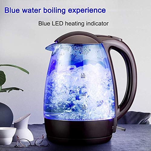 Hervidor eléctrico de vidrio 1.7L con iluminación LED miniatura 3