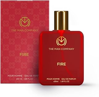 T.he Ma.n Company Fire EDP - 50ml | Perfume Spray For Men's | Premium Long Lasting Fragrance | Fresh, Floral & Woody | Gift For Men