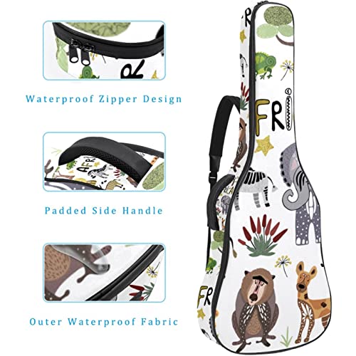 Tiger Stripes Étui de protection rembourré pour guitare classique acoustique Motif rayures, Multicolore 05, 42.9×16.9×4… - Les Beatles, Paul McCartney, John Lennon, RIngo Starr, George Harrison Tiger Stripes Étui de protection rembourré pour guitare classique acoustique Motif rayures, Multicolore 05, 42.9x16.9x4… – Image 5