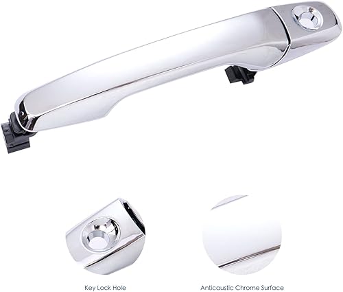 Miniatura 5 de Manija de puerta exterior delantera izquierda del lado del conductor compatible con Ford Explorer Edge 2011-2015, reemplaza a BA1Z78218A14A