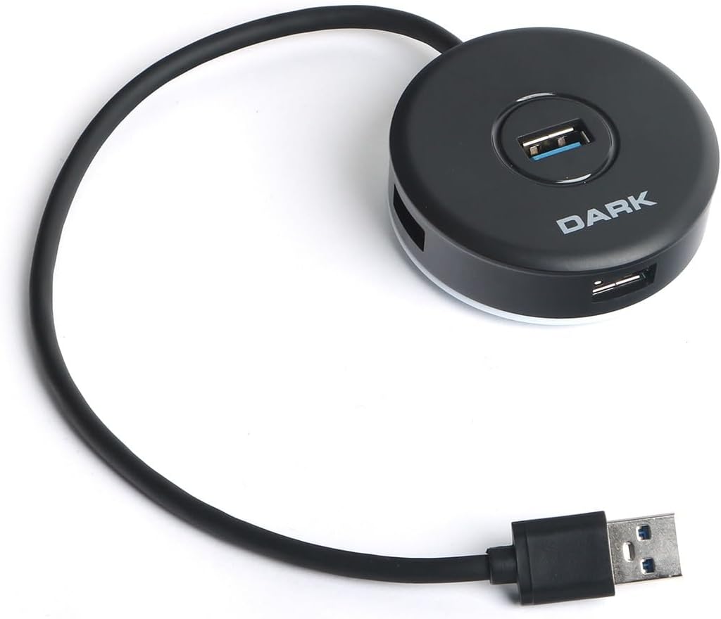 Dark Connect Master 4 Port USB 3.0 USB Hub Siyah