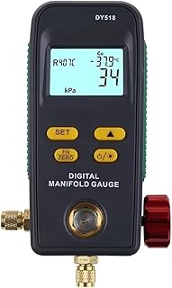 CIRONI Digital Manifold Gauge Pressure Temperature Electronic Gauge Tester