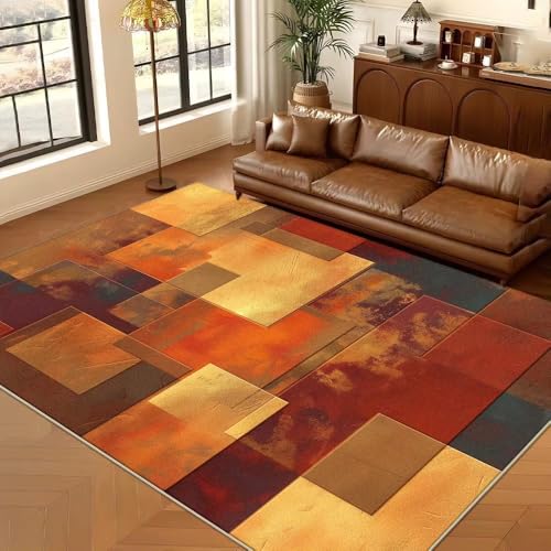 Tapis d'entrée lavable et antidérapant, décoration abstraite - 2