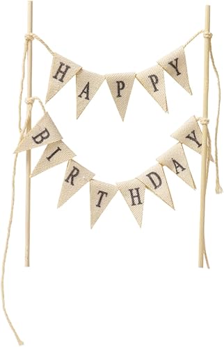 Miniatura 3 de Decoración para tartas de cumpleaños, decoración de tartas de cumpleaños, guirnalda hecha a mano, de grado alimenticio, segura, género, neutro,