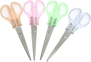 Aexit 4PCS Office Tools Paper Crafting Cutter Assorted Colors Scissors Shears & Scissors 6.5