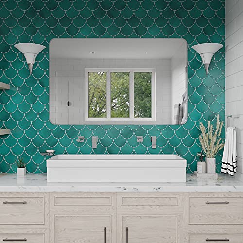 Alfi Brand Ab48Tr Bathroom Trough Sink, 48", White #TOP7