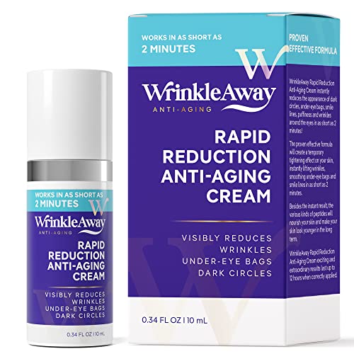 Rapid Reduction Anti-Aging Cream, Visibly Reduce Wrinkles, Under Eye Bags, Dark Circles and Fine Lines, Instant Result in 2 Minutes-10mL by WrinkleAway