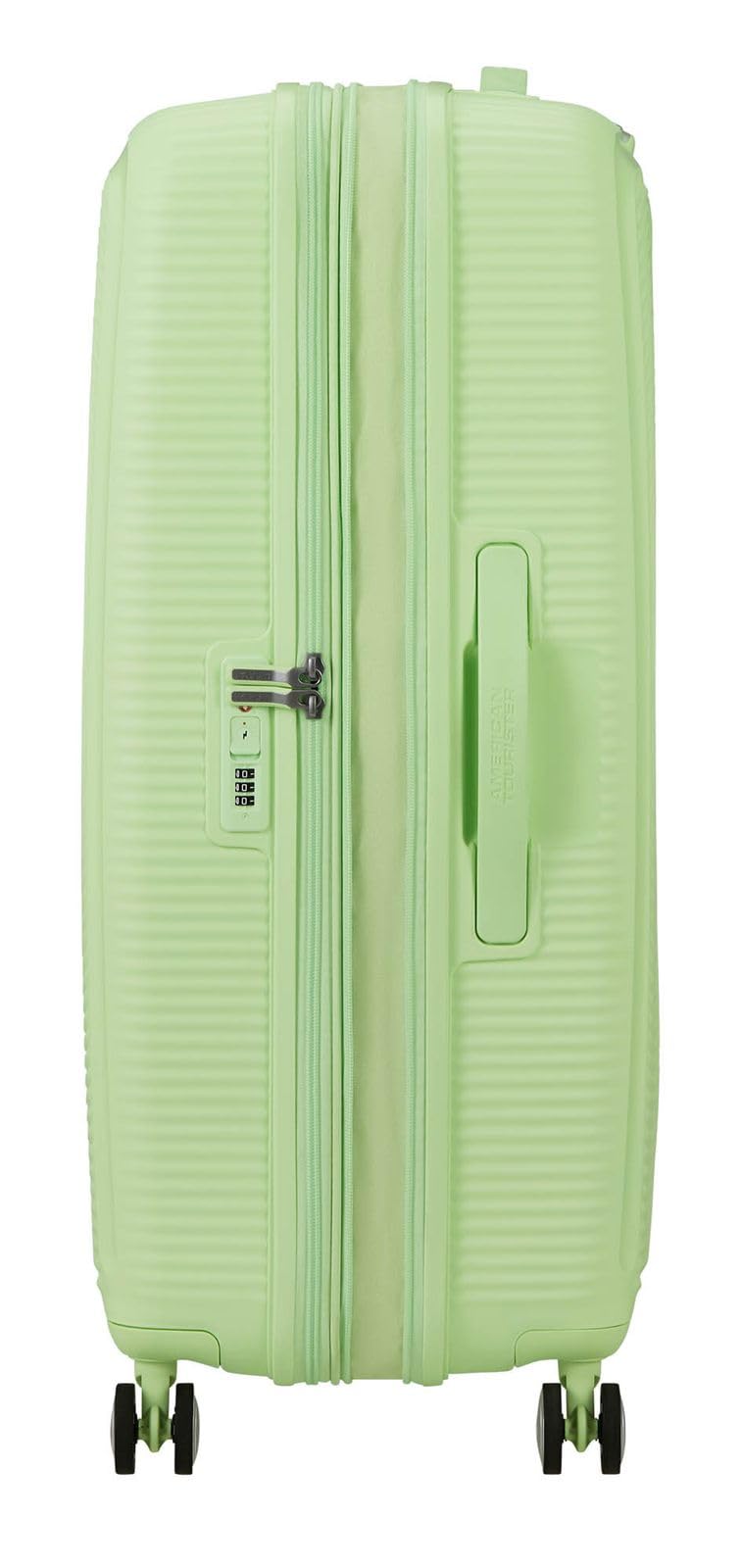 American Tourister carrello Soundbox Spinner 77/28 TSA EXP Trolley Kiwi Green verde chiaro
