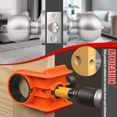 Kit de instalación de cerrojo con sierras de corona para puertas miniatura 3