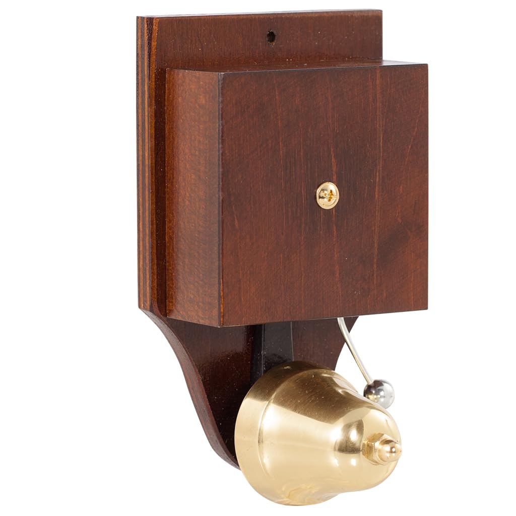 zaMel Sonnette de porte filaire électromécanique de haute qualité, boîtier en plastique, facile à monter, fiable, sensationnel, finitions soignées, rétro 8 V foncé DNT-971-CIM Sundi. Zamel