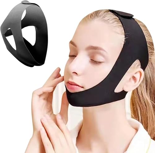 Ffwtpy Antironquidos Correa Ajustable Suave Cómodo Altamente Elástico Dispositivos Anti Ronquidos Correa De Barbilla Eficaz Dormir Para Mujeres Y Hombres Negro Ffwtpy Antironquidos Correa Ajustable Suave Cómodo Altamente Elástico Dispositivos Anti Ronquidos Correa De Barbilla Eficaz Dormir Para Mujeres Y Hombres Negro