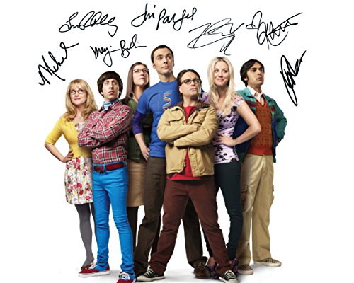 The Big Bang Theory #1 | Foto de Laboratorio, reimpresión de Firma | Tamaño de 10x8 para Marcos de 10x8 Pulgadas | Calidad de Laboratorio | Exhibición de la Foto | Regalo Presente Coleccionable