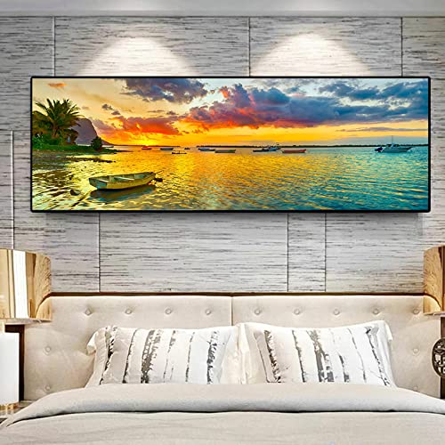 Toile affiches et gravures de paysage marin pour décoration murale