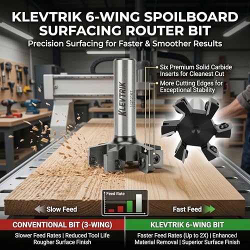 Klevtrik Slab Flattening Router Bit