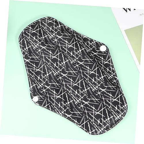 Didiseaon 15 Peças almofada de carvão de bambu mulheres cômoda pano feminino reutilizável absorvente