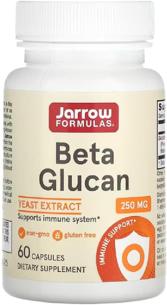 Jarrow Formulas – Beta Glucan | Immune System Support – 60 Capsules