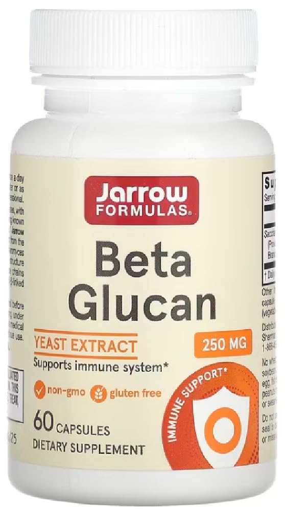 Jarrow Formulas - Beta Glucan | Supporto per il sistema immunitario - 60 capsule
