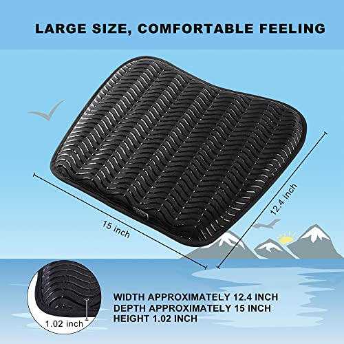 Penban Anti Slip Kayak Seat Cushion For Kayaking,Canoeing,Drifting,Rafting,Fishing And More(15" L 12.2" W 1.02" H) (1 Pc Kayak Cushion) #TOP1
