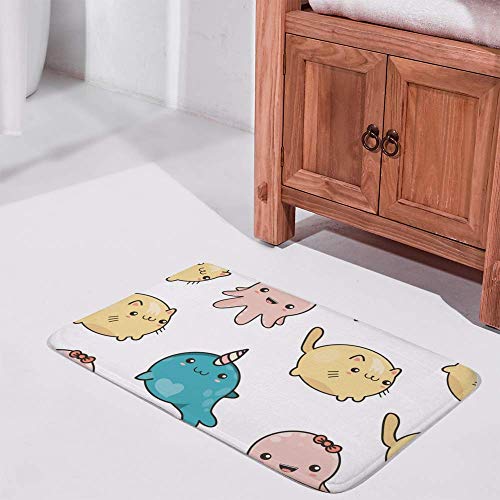 Tapis de bain antidérapant en mousse à mémoire de forme ultra absorbant - 3