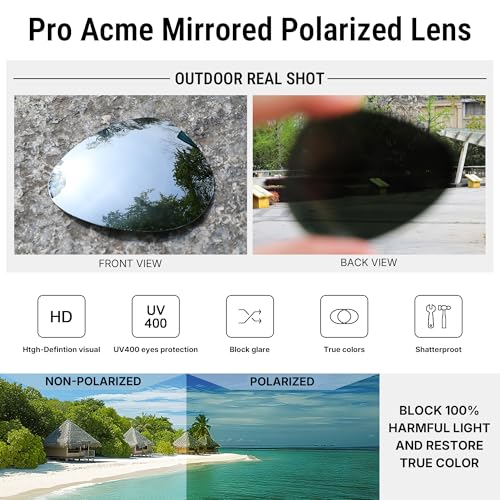 Image of Pro Acme Aviator Sunglasses for Men Women Classic Polarized UV400 Protection