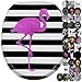 Produktbild WC Sitz mit Absenkautomatik, viele schöne schwarze WC Sitze zur Auswahl, hochwertige und stabile Qualität aus Holz (Flamingo)