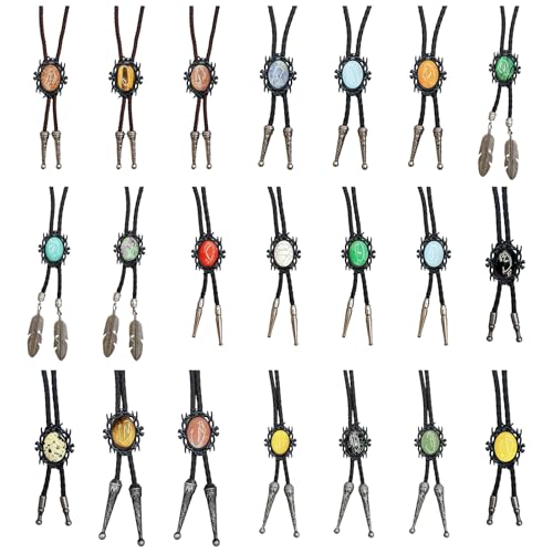 Collier bolo vert réglable pour homme solution pour remplacer la cravate - 3