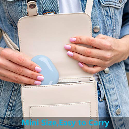 StarWin Portable Mini UVC Toothbrush Sanitizer Case,Rechargeable Travel Toothbrush Holder with Cover ,Fits for Electric and Manual Toothbrushes,Used for Home,Traving,Camping,Business Trip(Light Blue) - Thumbnail 6