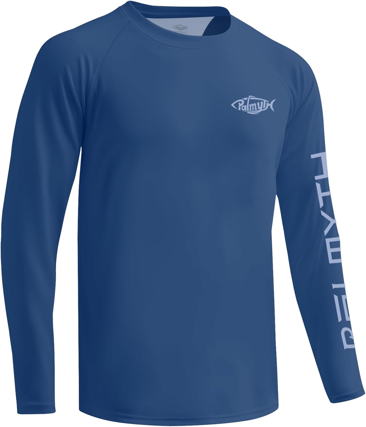 Palmyth Fishing Shirts for Men Long Sleeve UPF 50+ T Shirt Sun Protection Tee