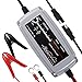 Produktbild InThoor 5A/12V Vollautomatisches Autobatterie Ladegeräte,Intelligentes Batterieladegerät Wasserdichte und LED-Ladefortschrittsanzeige für KFZ Auto PKW Motorrad ATV Boot (für Batterien von 15Ah-120Ah)