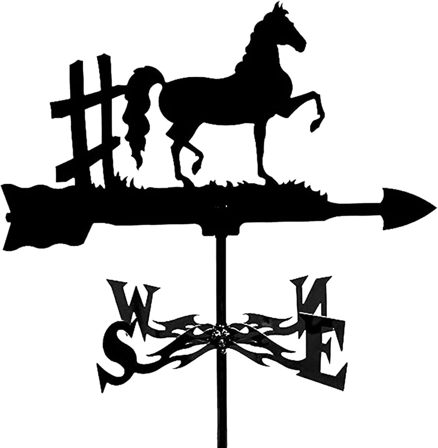 屋根用風向計、庭飾り用風向計、風向計キット、屋外ガーデン芝生用金属ブラケット風向計 (スタイル 1) (スタイル 2)