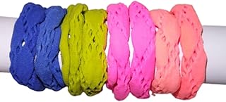 مجموعة ربطات شعر ملونة - 8 قطع