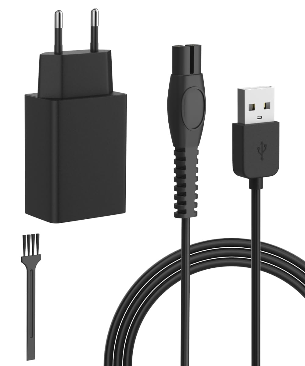 Ladowarka 5V dla Philips Norelco Razer One Blade 360 QP2734 QP2724 QP2720 QP2834 QP2824 QP1324 QP4631 QP4530 MG9510 MG9520 MG5910 MG7910 MG7930 MG7950 X3001 Adapter zasilacza z kablem ładowania USB