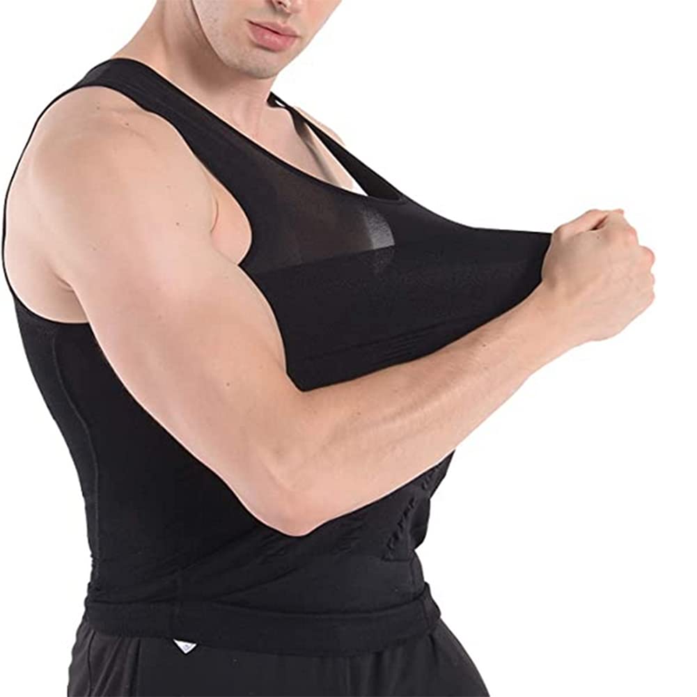 Camiseta Moldeadora Reductora de Efecto Adelgazante para Hombre Compresión Chaleco Invisible Adelgazantes Abdomen Ropa Interior