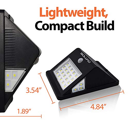 Solvao Solar Motion Detector Light (Upgraded) - 26 Led Dusk To Dawn Outside Light For House, Shed, Chicken Coop & Rv - Brightest Solar Lights For Outdoor Use - Exterior Motion Sensor Security Light #TOP2