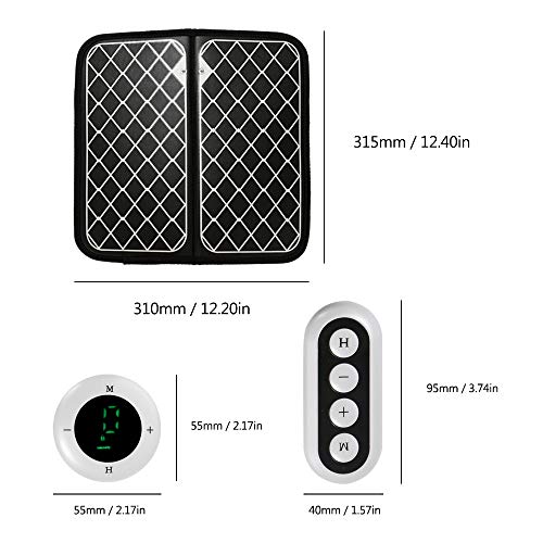 Massager do pé Pulso Dobrável Elétrica Vibração Estimulador Muscular Máquina de Relaxamento Sem Fio