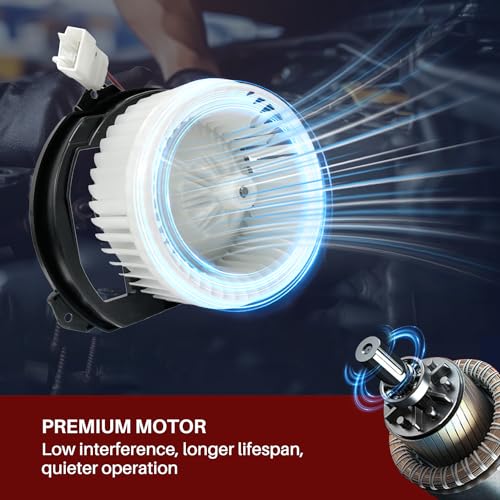 Image of 700293 AC Heater Blower Motor Front Fit for Chrysler 200 2015 2016 2017 Sedan ,Compatible with Jeep Cherokee 2014-2023 Sport Utility 75038, 68223053AC, BM10032C, PM4097