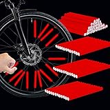 ☆ MATERIAL: Das speichenreflektor besteht aus abs-Kunststoff, und der Reflexionsfilm wird angebracht, um einen Reflexionseffekt zu erzielen. Das Material ist leicht und fest und kann nicht zugeschnitten werden. Es ist leicht zu reinigen und kann mit Wasser gewaschen werden. oder mit feuchten Tüchern abgewischt, kann es auch wiederverwendet werden.Unser fahrradspeichen reflektor weißes Licht sogar von 200 Metern entfernt.