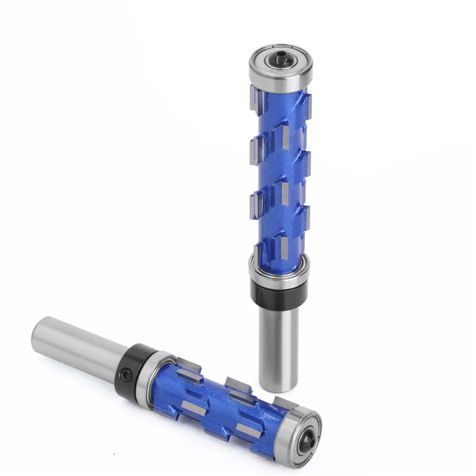 Tornio, Tornio, 12mm 1/2" Set Per Incisione Con Fresa A Rivestimento A Spirale A Doppio Cuscinetto Gambo, per la lavorazione CNC fai-da-te della pietra de(1/2 * 3/4-2-9/16)