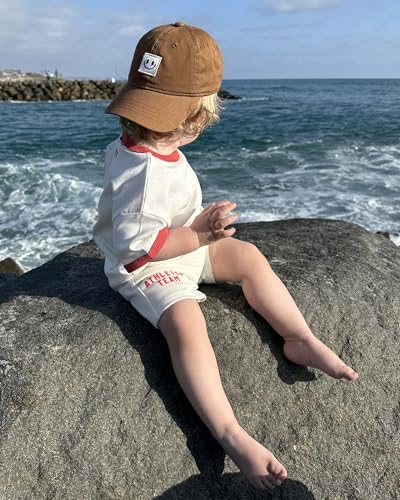 Image of FURTALK Kids Toddler Baseball Hat Boys Girls Adjustable UPF50+ Washed Cotton Baseball Cap