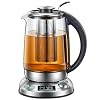 Tea Kettle Electric AMEGAT Tea Pot with Removable Infuser 9 Preset Brewing Programs Tea Maker with Temperature Control 2 Hours Keep Warm 17L Electric Kettles 1200W Glass and Stainless Steel
