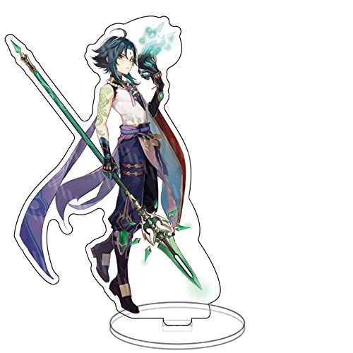 Rainteam Genshin Impact Characters Acrylic Stand Figure,Colorful and Exquisite Character Design for Game Fans' Collection (Xiaox)